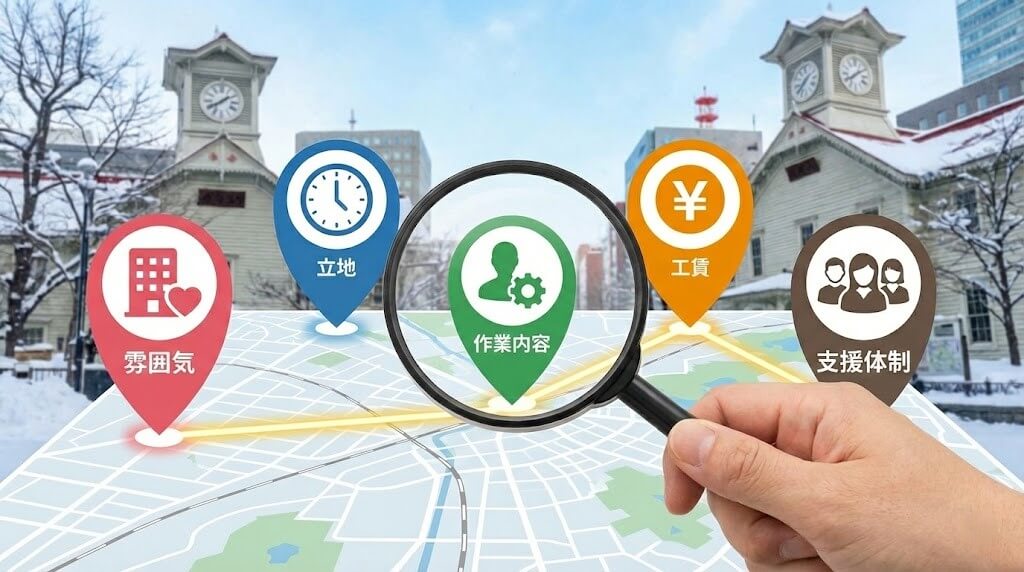 札幌でB型事業所を選ぶ時の5つのポイント