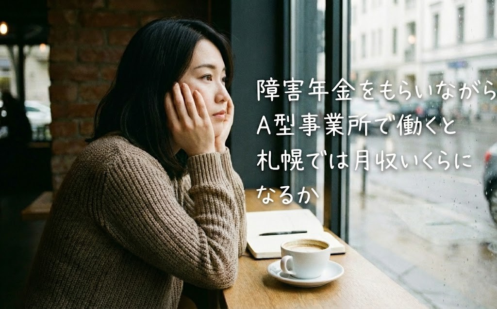 障害年金をもらいながらA型事業所で働くと月収はいくらになるか