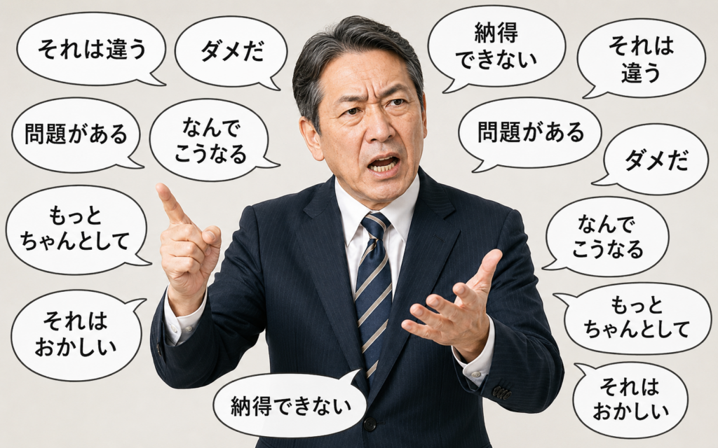 腹が立つのは、当たり前です